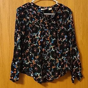 Maeve By Anthropology Floral Top